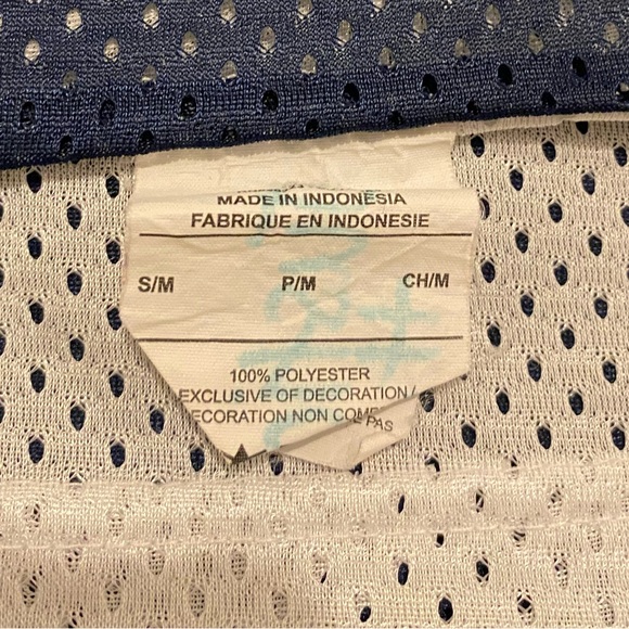 Reversible Nike Xcelerate Lacrosse Jersey Camps Tank Navy/white S/M - Picture 3 of 7